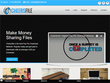 Tablet Screenshot of cheersfile.net